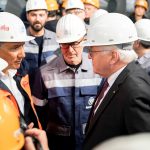 Frank-Walter Steinmeier am größten Stahlstandort Europas