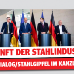 STAHLDIALOG/STAHLGIPFEL IM KANZLERAMT