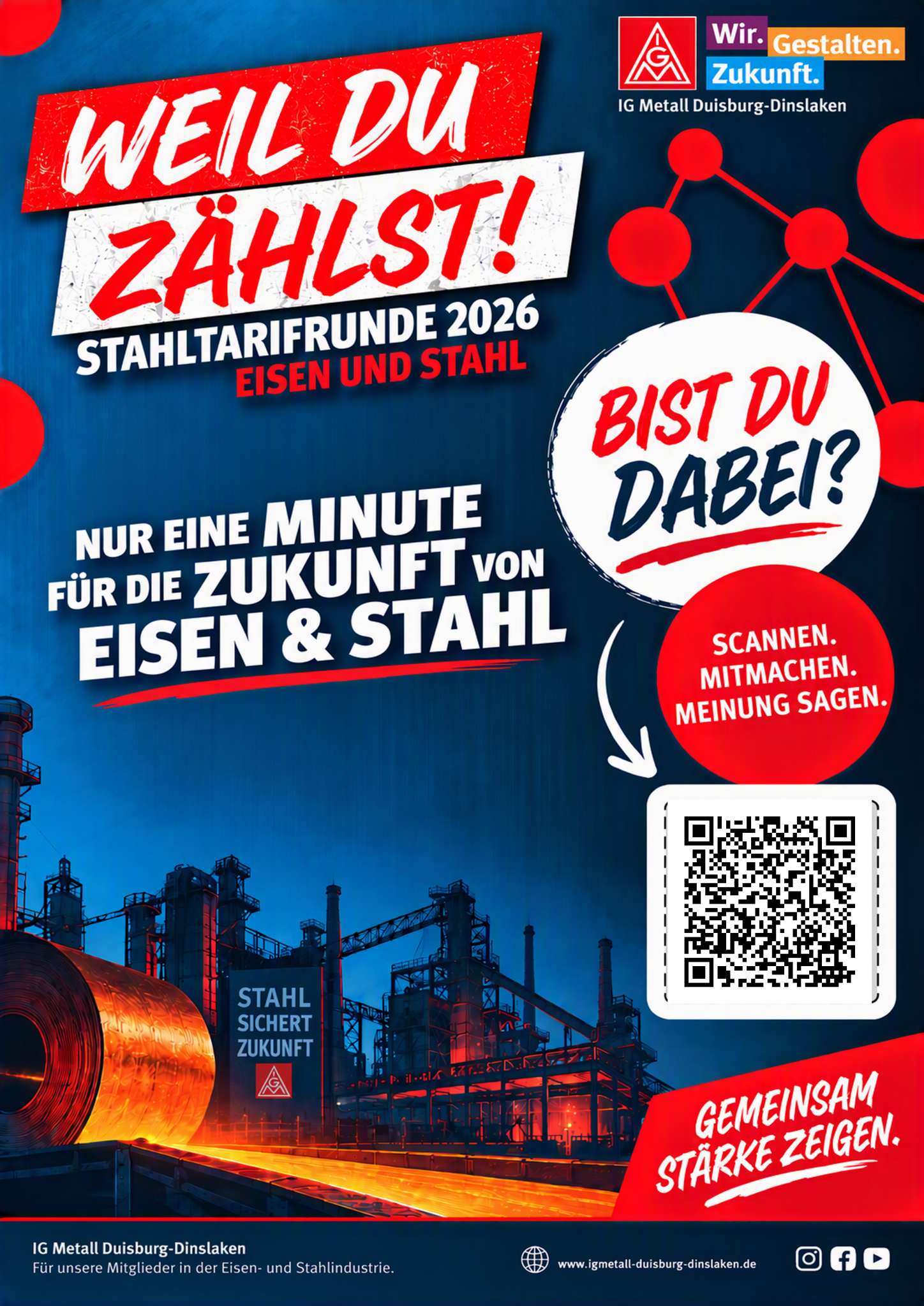 Tarifrunde Stahl 2026 – IG Metall bei thyssenkrupp Steel Europe